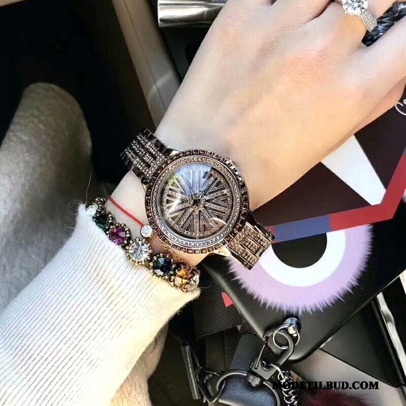Dame Armbåndsure Billige Mode Mesh Kvinder Vandtæt Dekoration Lilla Rød