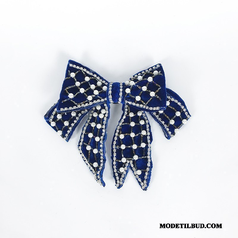 Dame Butterfly Billige Skjorte Vintage Duftende Tilbehør Corsage Blå