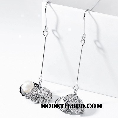 Dame Sølv Smykker Billige Shell Boutique Perle Alt Matcher Klassisk Sølv Guld