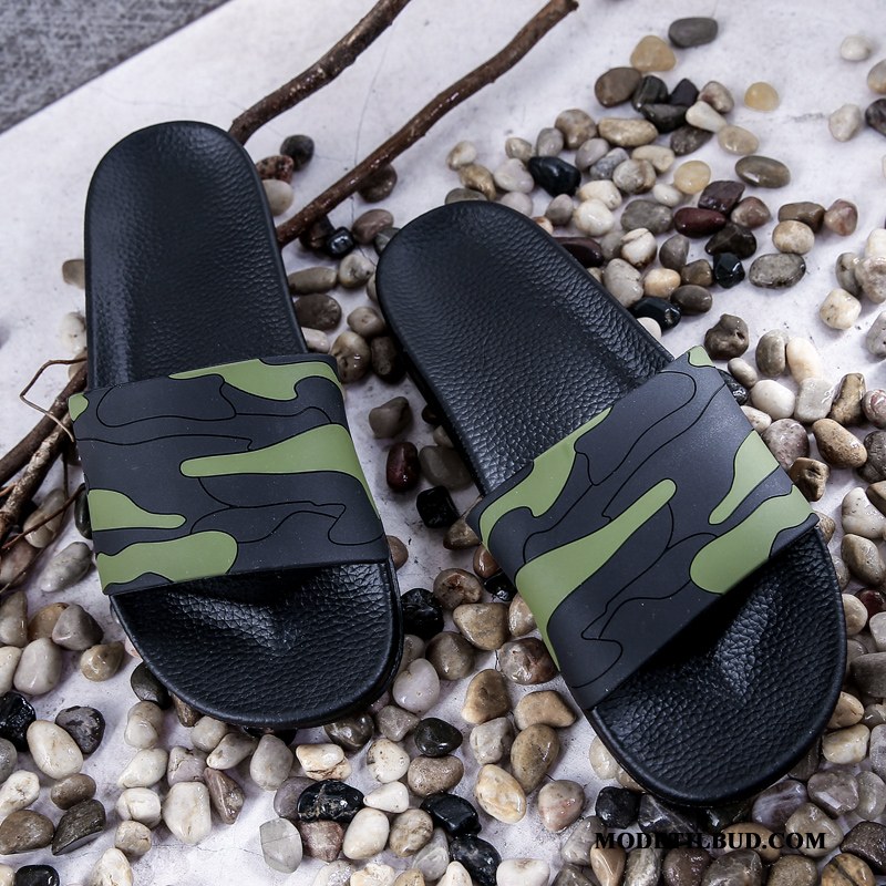 Herre Hjemmesko Billig Trend Sommer Mænd Af Personlighed 2019 Camouflage Sand Grøn