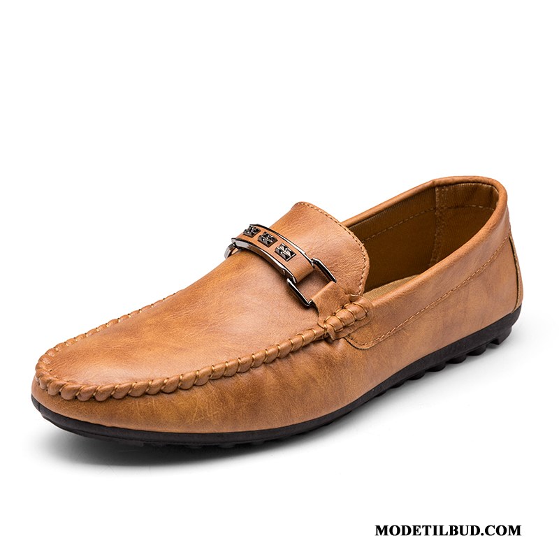 Herre Mokassiner Rabat Slip On Mokkasin Casual Fritids 2019 Trend Sort