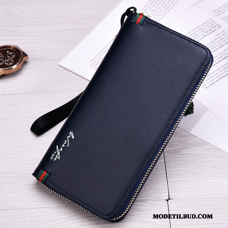 Herre Punge Salg Trend Clutch Tegnebog Business Langt
