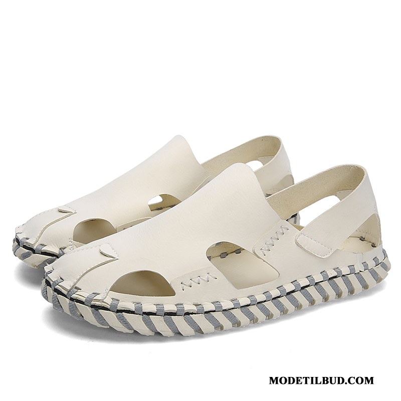 Herre Sandaler Salg Studerende Nation Sommer Mænd Strikkede Sand Sort Beige