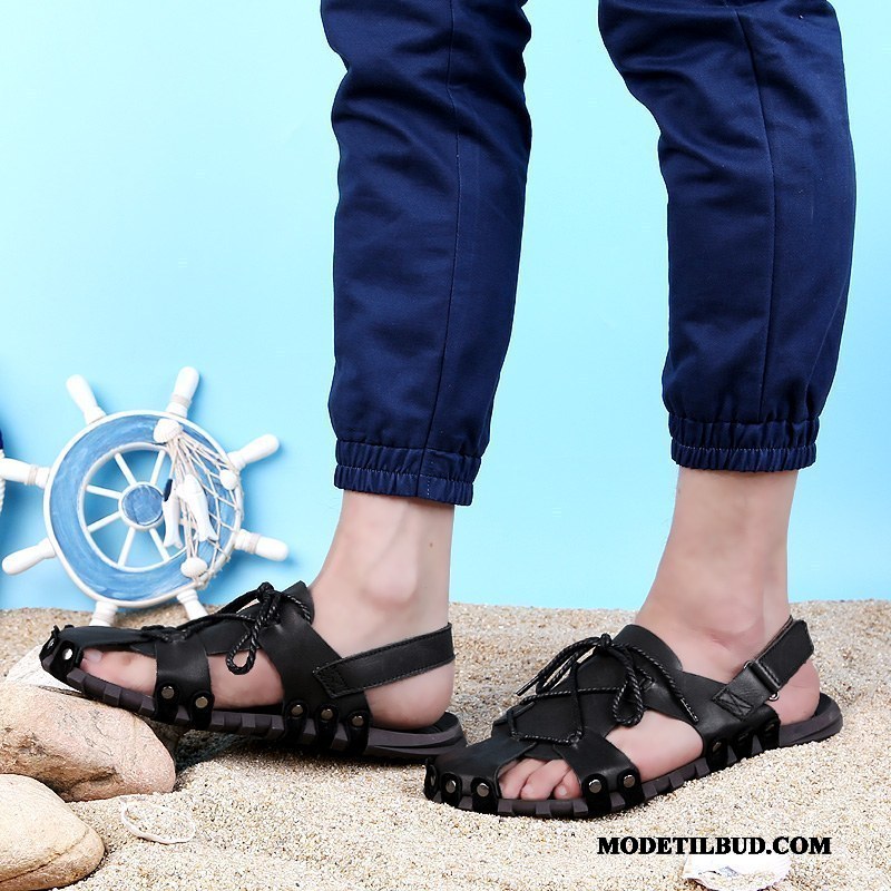 Revival transfusion træthed Herre Sandaler Udsalg Store Størrelser Skridsikre Casual Fritids Mænd Ægte Læder Sand Sort Revival transfusion træthed Herre Sandaler Udsalg Store Størrelser Skridsikre Casual Fritids Mænd Ægte Læder Sand Sort