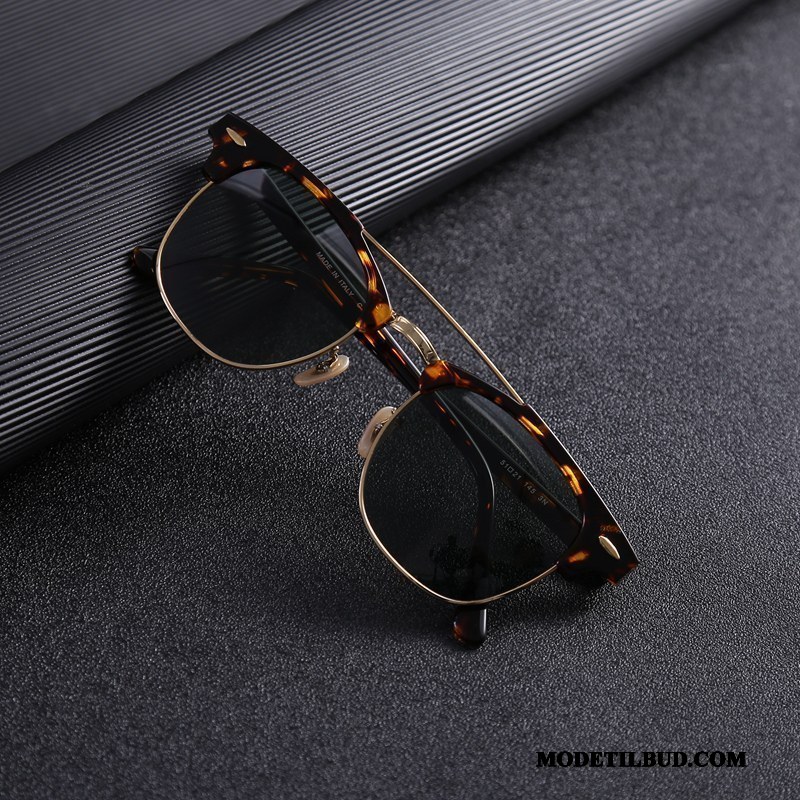 Herre Solbriller Billige Mode Hærdet Glas Polarisator Trend Mænd Grå