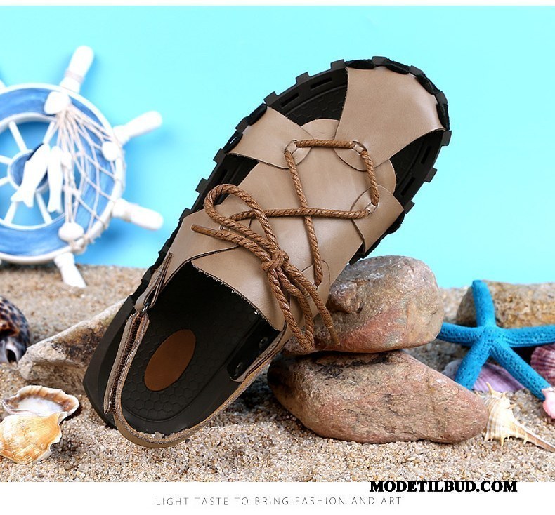 Revival transfusion træthed Herre Sandaler Udsalg Store Størrelser Skridsikre Casual Fritids Mænd Ægte Læder Sand Sort Revival transfusion træthed Herre Sandaler Udsalg Store Størrelser Skridsikre Casual Fritids Mænd Ægte Læder Sand Sort