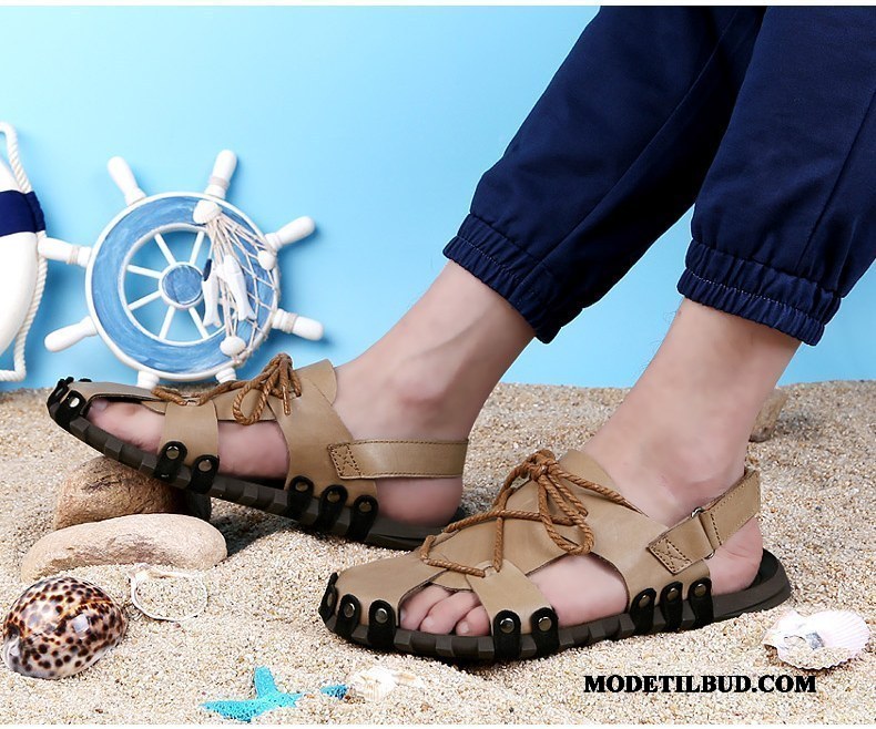 Revival transfusion træthed Herre Sandaler Udsalg Store Størrelser Skridsikre Casual Fritids Mænd Ægte Læder Sand Sort Revival transfusion træthed Herre Sandaler Udsalg Store Størrelser Skridsikre Casual Fritids Mænd Ægte Læder Sand Sort