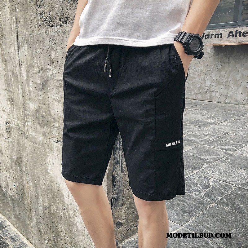 Herre Shorts Udsalg Sommer Brede Ny Fritids 2019 Sort